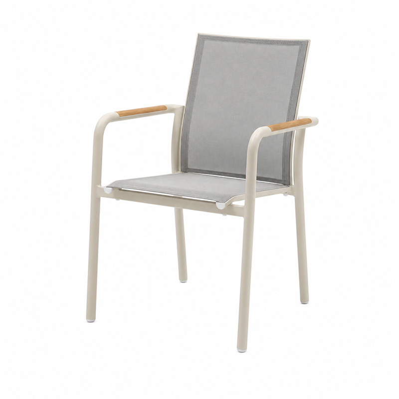 Dining chair with low back