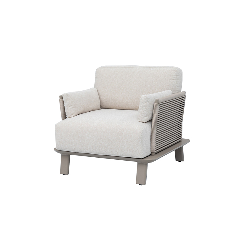 Aluminum Frame Outdoor Sofa Chair - Image 2