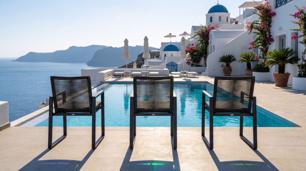 modern patio seating