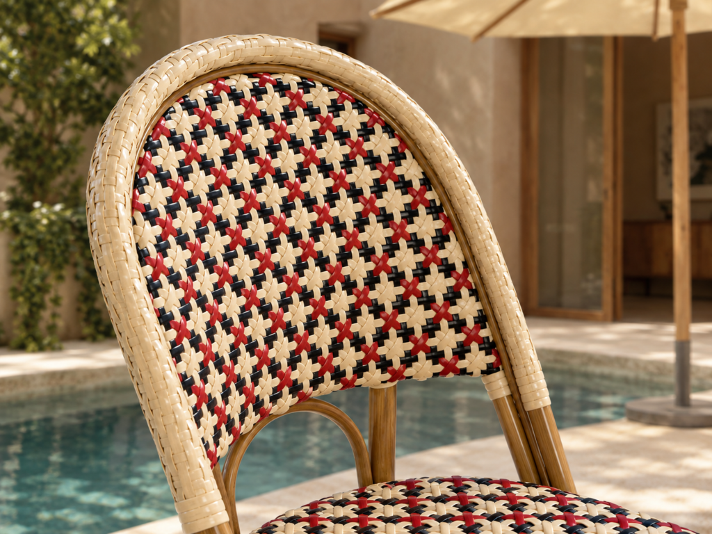 french retro outdoor chair