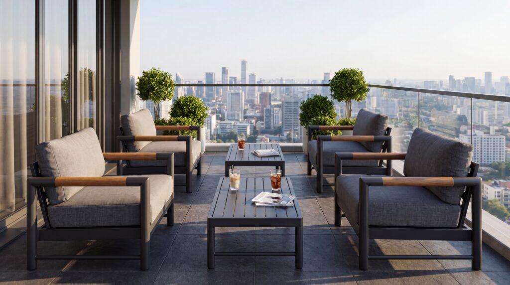 Luxury hospitality outdoor furniture